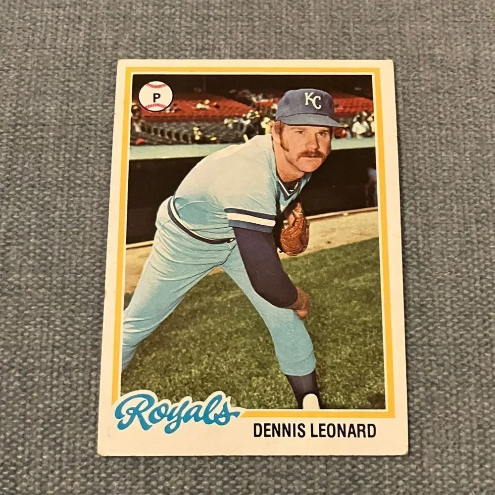 1978 Topps Kansas City Royals Baseball Card Trading Card